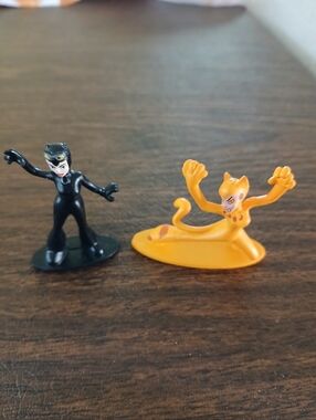 Black and Orange Cat Character Toy Figures - Kids Toys